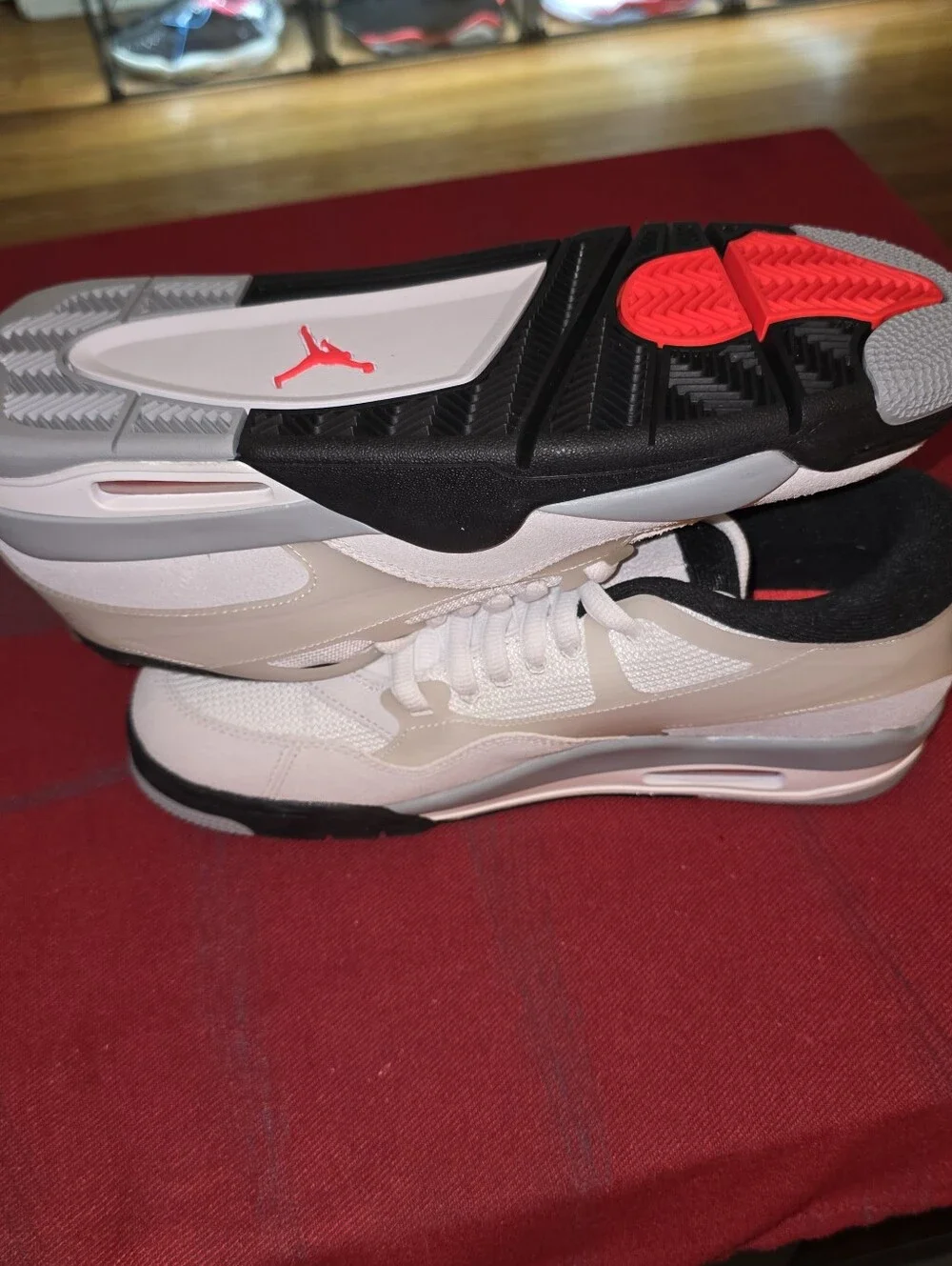 Air Jordan 4 RM White Light Smoke